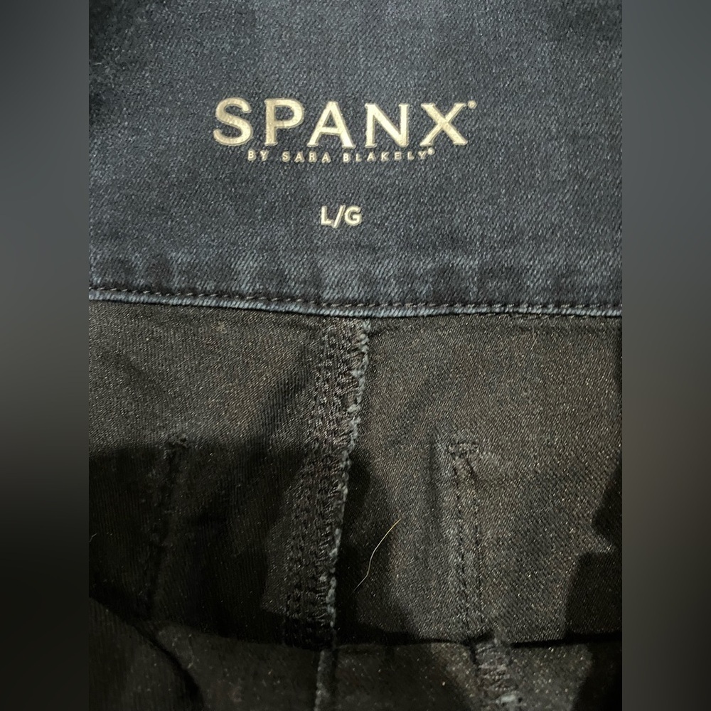 SPANX Women's Navy High Rise Jeans - Picture 3 of 3